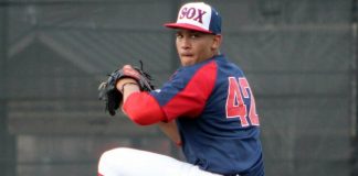 Daniel Espino lanza sesión de bullpen en campo de entrenamientos de Cleveland