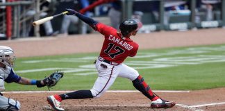 Segundo cuadrangular de Johan Camargo en la temporada 2020