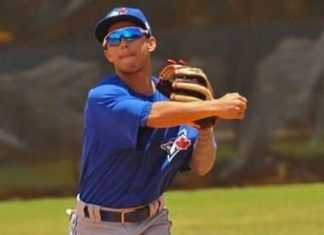 El prospecto santeño Adrián Montero poniéndose en forma para el 2021