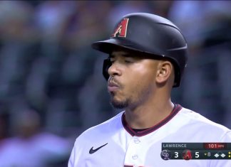 Justin Lawrence hace 9 lanzamientos a más de 100 MPH en su debut en MLB