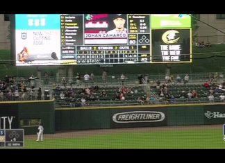 Johan Camargo conecta dos cuadrangulares en Triple A