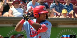 Salida completa de Carlos Luna en su debut de 2021